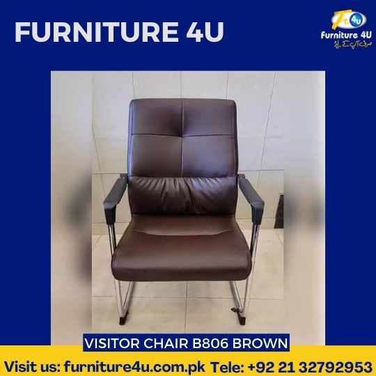 Office Visitor Chair B806 Brown