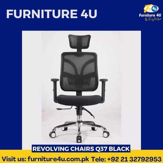 Revolving Chairs Q37 Black