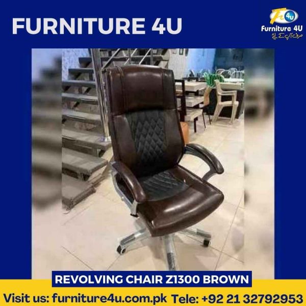 Revolving-Chair-Z1300-Brown-2