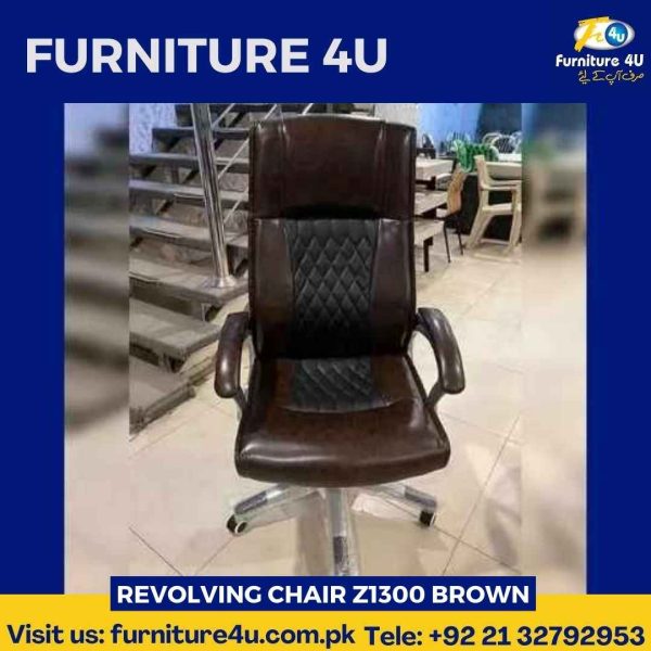 Revolving-Chair-Z1300-Brown