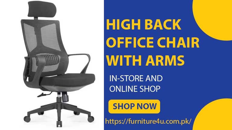 High Back Office Chair With Arms