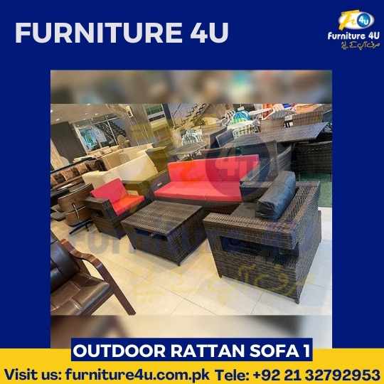 Outdoor Rattan Sofa 1