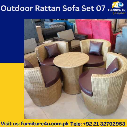 Outdoor Rattan Sofa Set 07