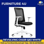 Revolving Chair Q53 White
