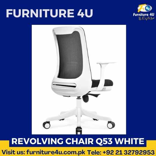 Revolving Chair Q53 White