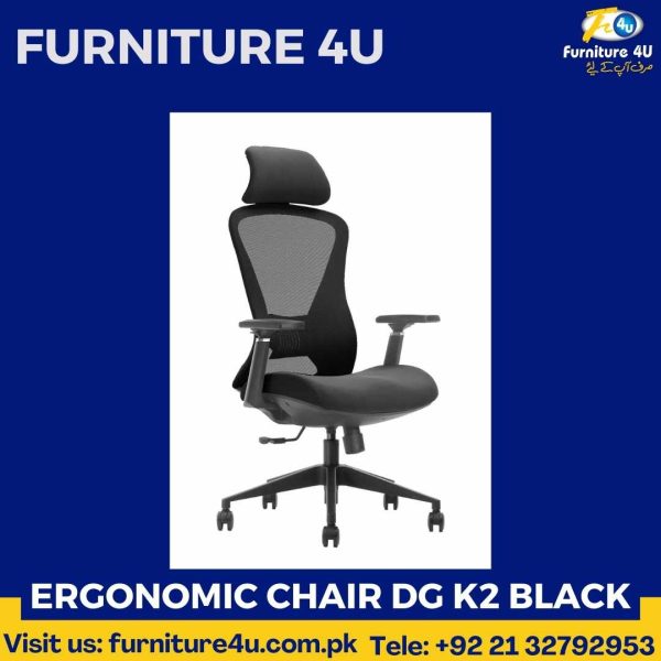 Ergonomic Chair DG K2 Black